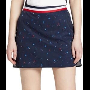 Lady Hagan Pull On Athletic Golf Skort​ Skirt Stars Red White Blue Size XS - NWT